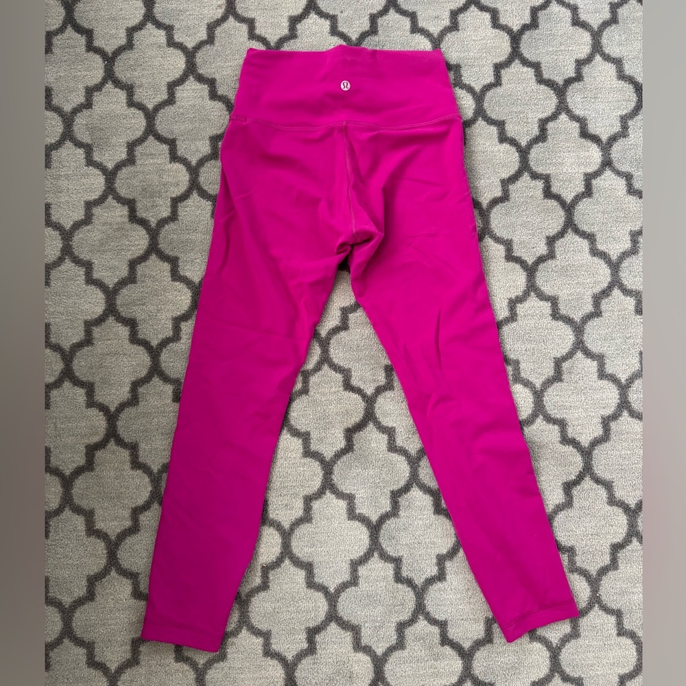 lululemon athletica wunder train Magenta High-Rise Leggings 25”